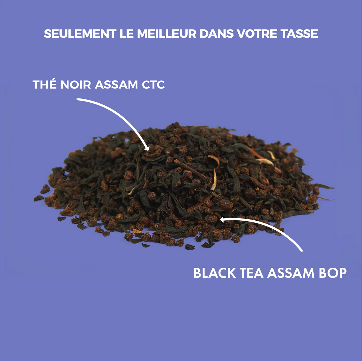 Ingrédients du thé noir English Breakfast Terre Infusée