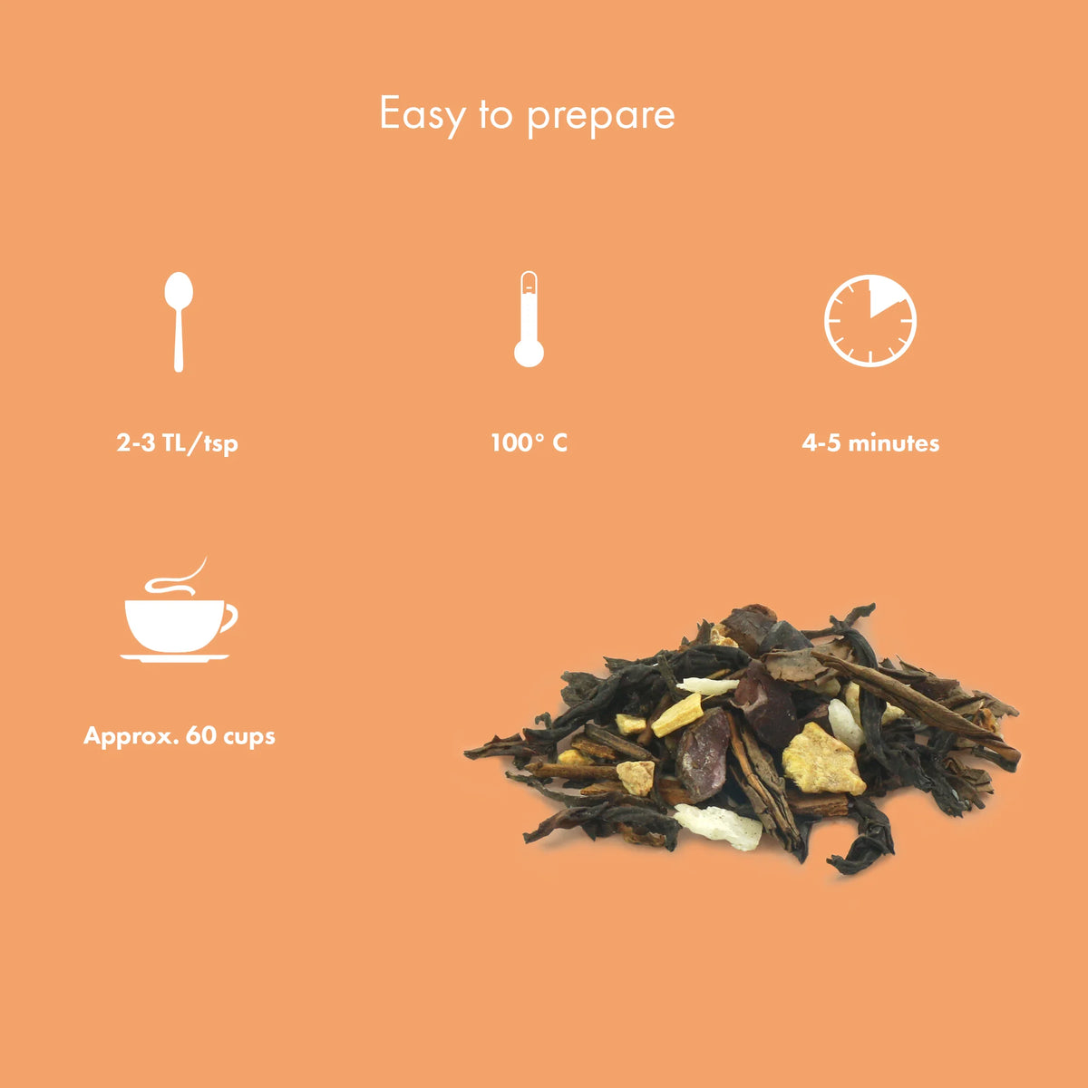 Préparation du thé noir Petit Cacao Terre Infusée