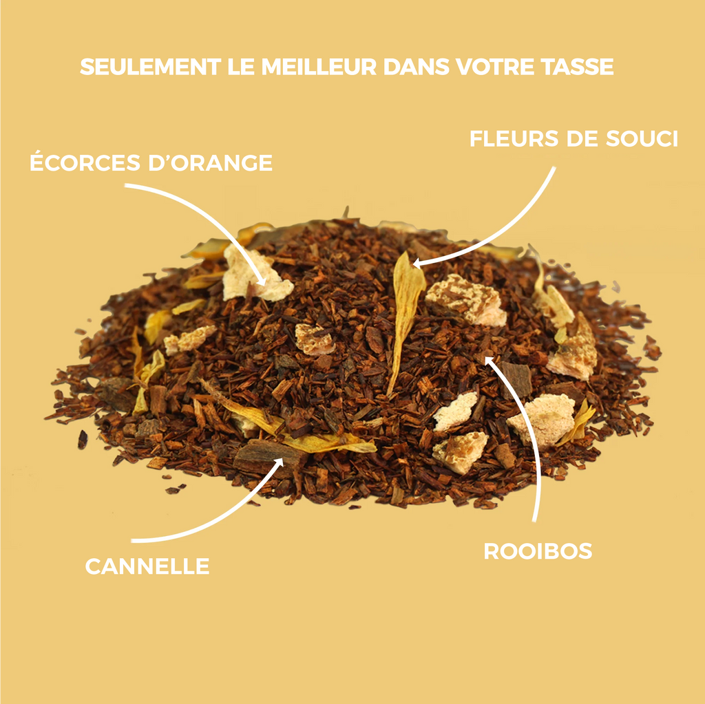 Ingrédients du Rooibos d’Hiver Terre Infusée