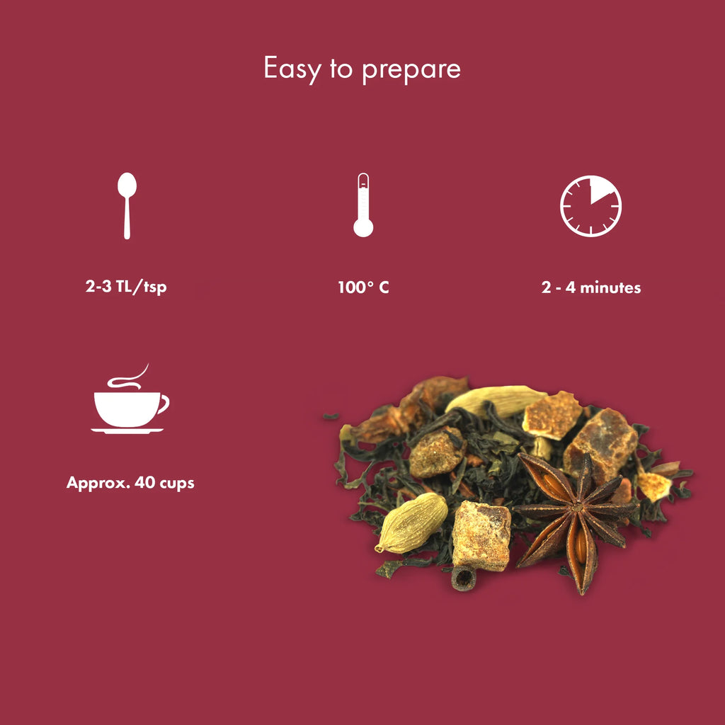 Préparation du thé Pain d’Épices Terre Infusée
