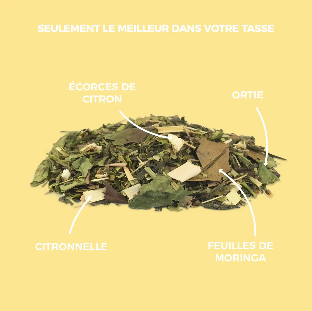 Thé vert bio citron