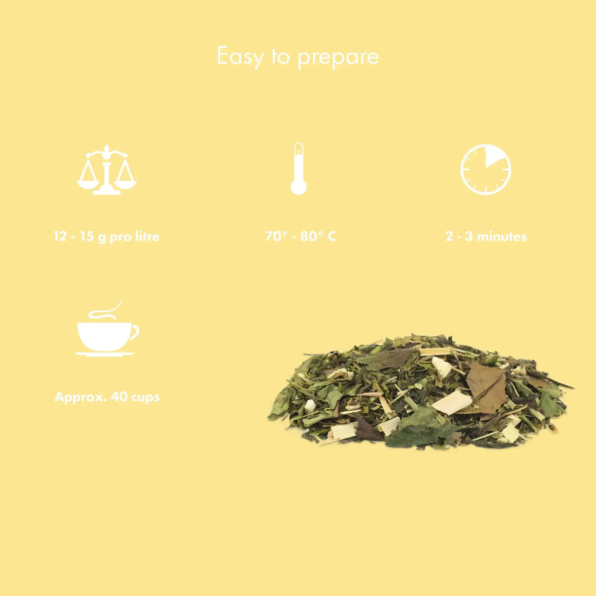 Thé vert bio citron