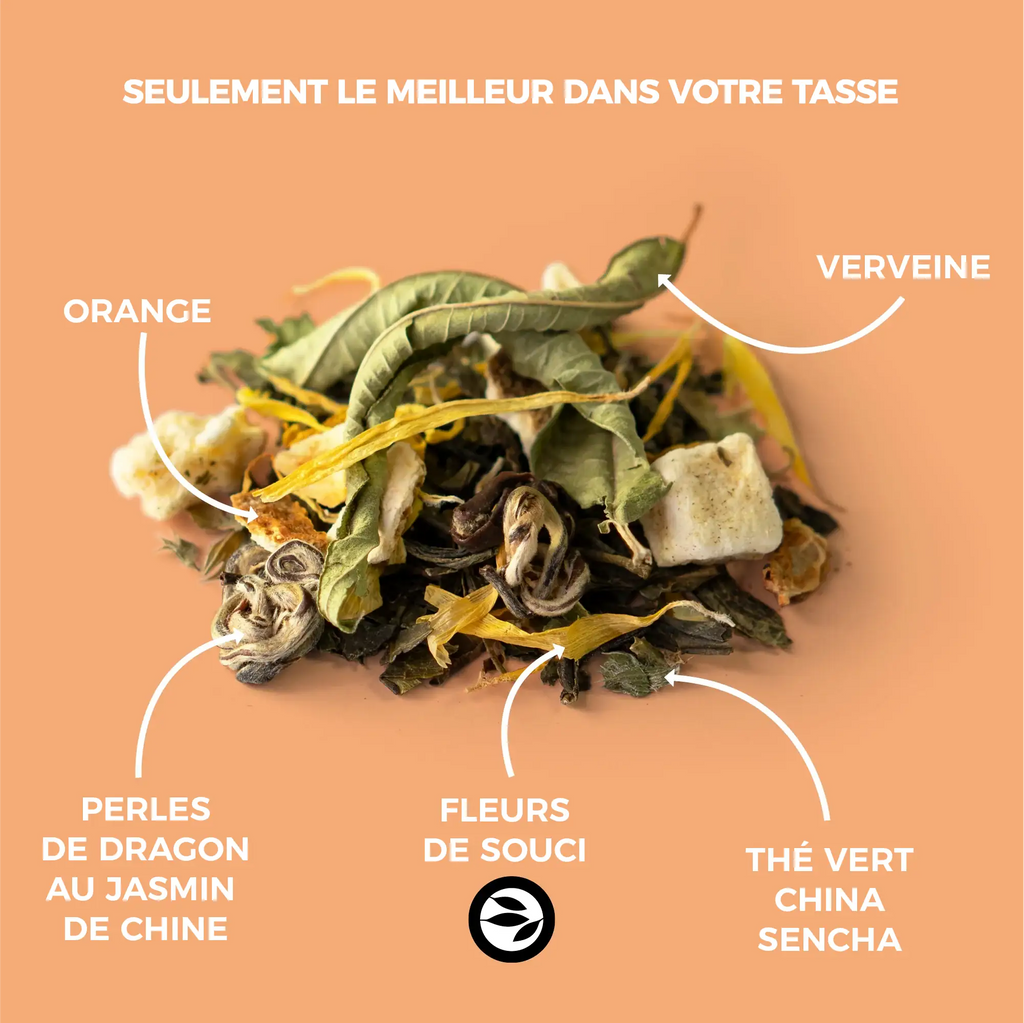 Thé vert bio mandarine & pamplemousse