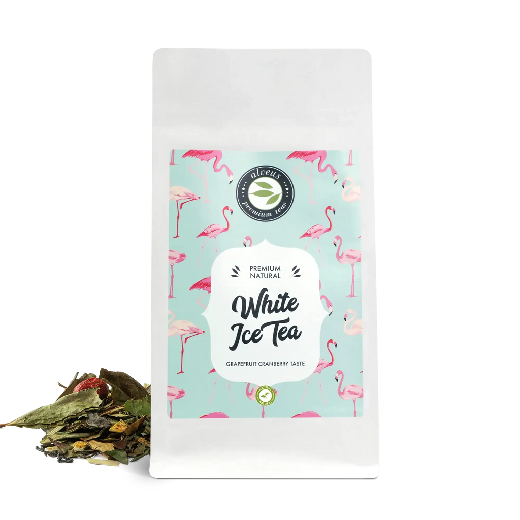 Thé blanc glacé pamplemousse & canneberge